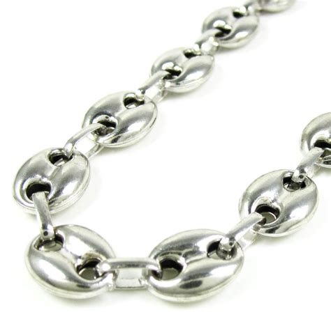 925 silver gucci link bracelet|white gold gucci link chain.